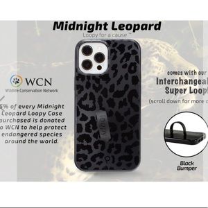 Midnight Leopard Loopy Case for iPhone 12 Pro Max